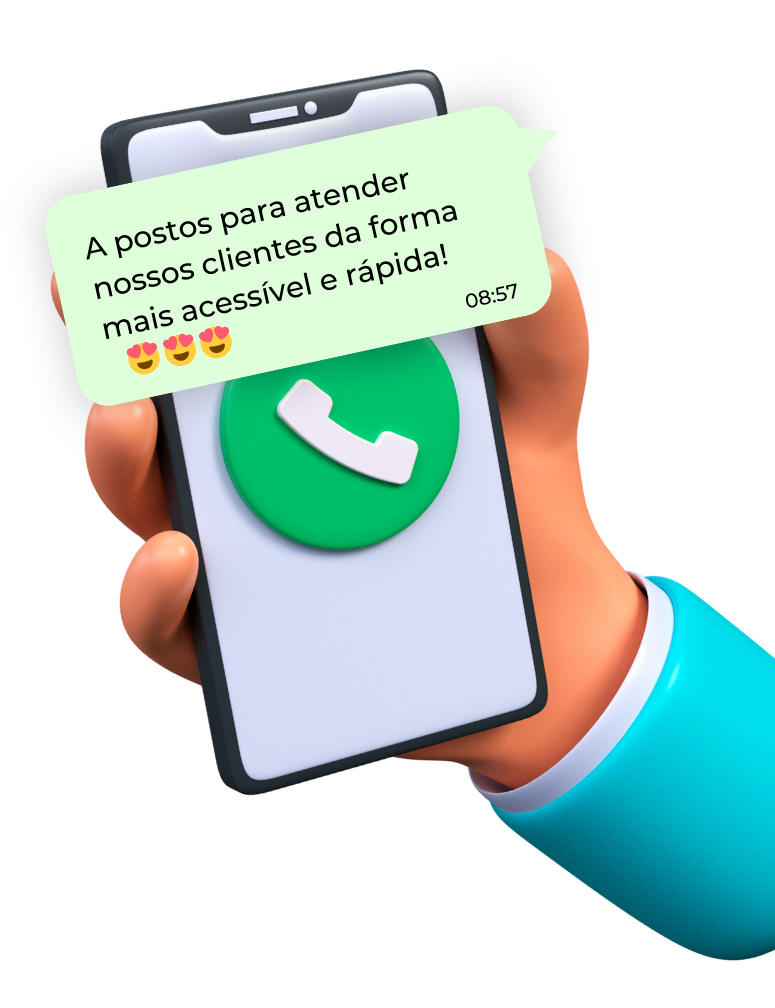 Atendimento rápido pelo whatsapp